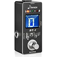 Los mejores  - Donner DT-1 Chromatic Pedal Afinador Guitarra Eléctrica- Guitar Tuner Pedal True Bypass